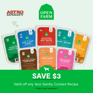Open Farm | $3.00 O…
