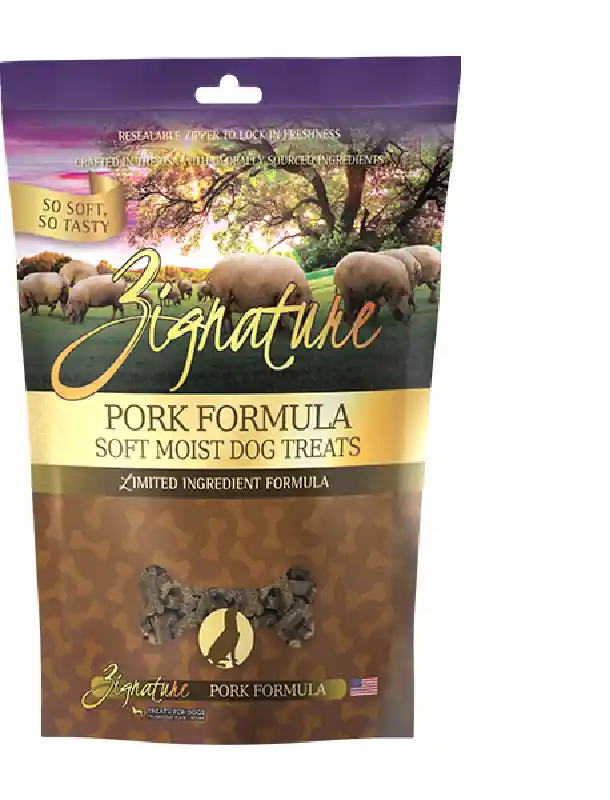 Zignature Pork Soft Treats 4-oz