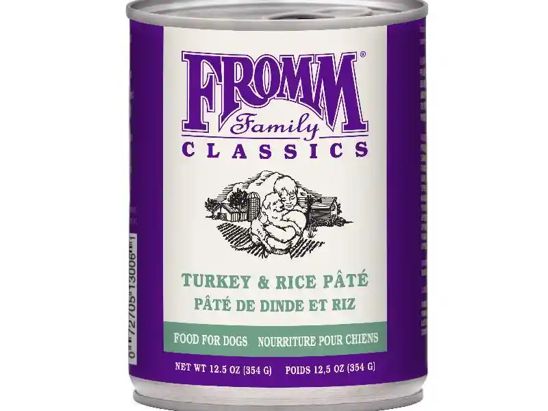 Fromm Classic Turkey &  Rice Pate 12.5-oz Canned Dog Food