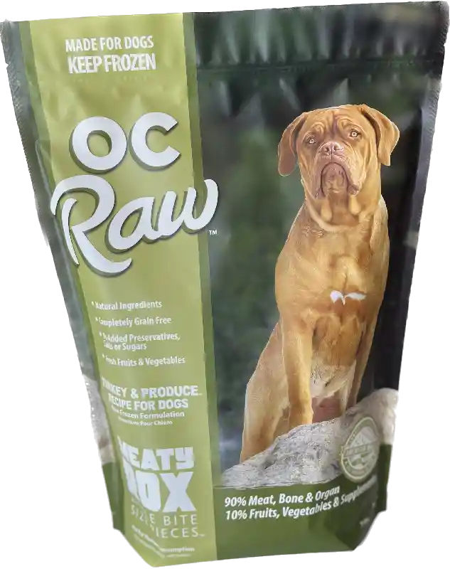 OC Raw - Turkey & Produce Meaty Rox - 7-lb