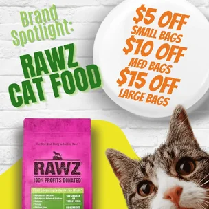 $15 OFF RAWZ Cat 7.…
