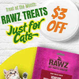 $3 OFF Rawz Cat FD …
