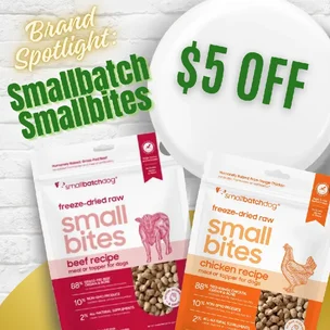 $5 OFF Smallbites 7…