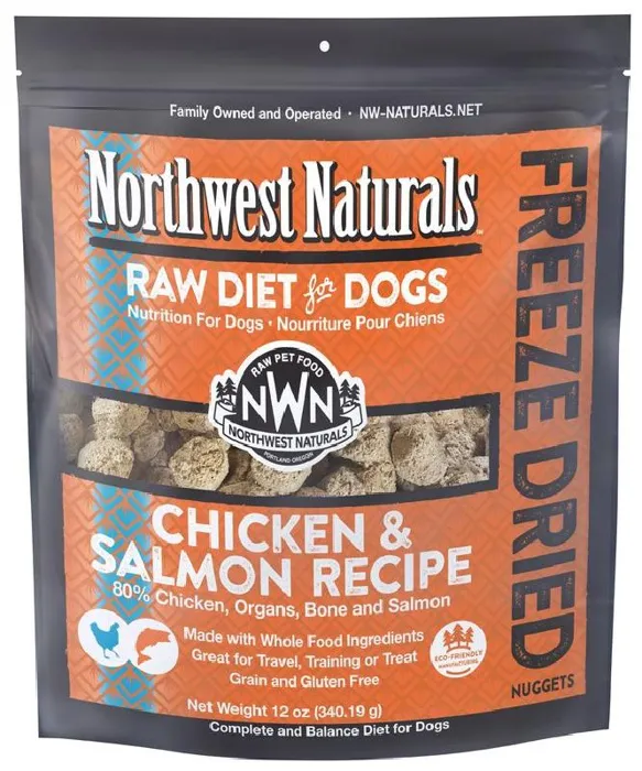 Northwest Naturals - Freeze-Dried Raw Diet for Dogs Chicken & Salmon 12oz
