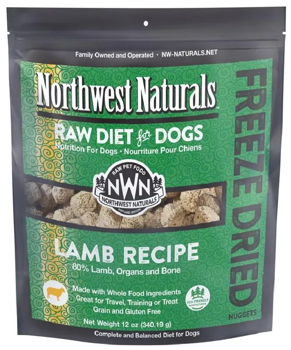 Northwest Naturals - Freeze-Dried Raw Diet for Dogs Lamb Recipe 12oz